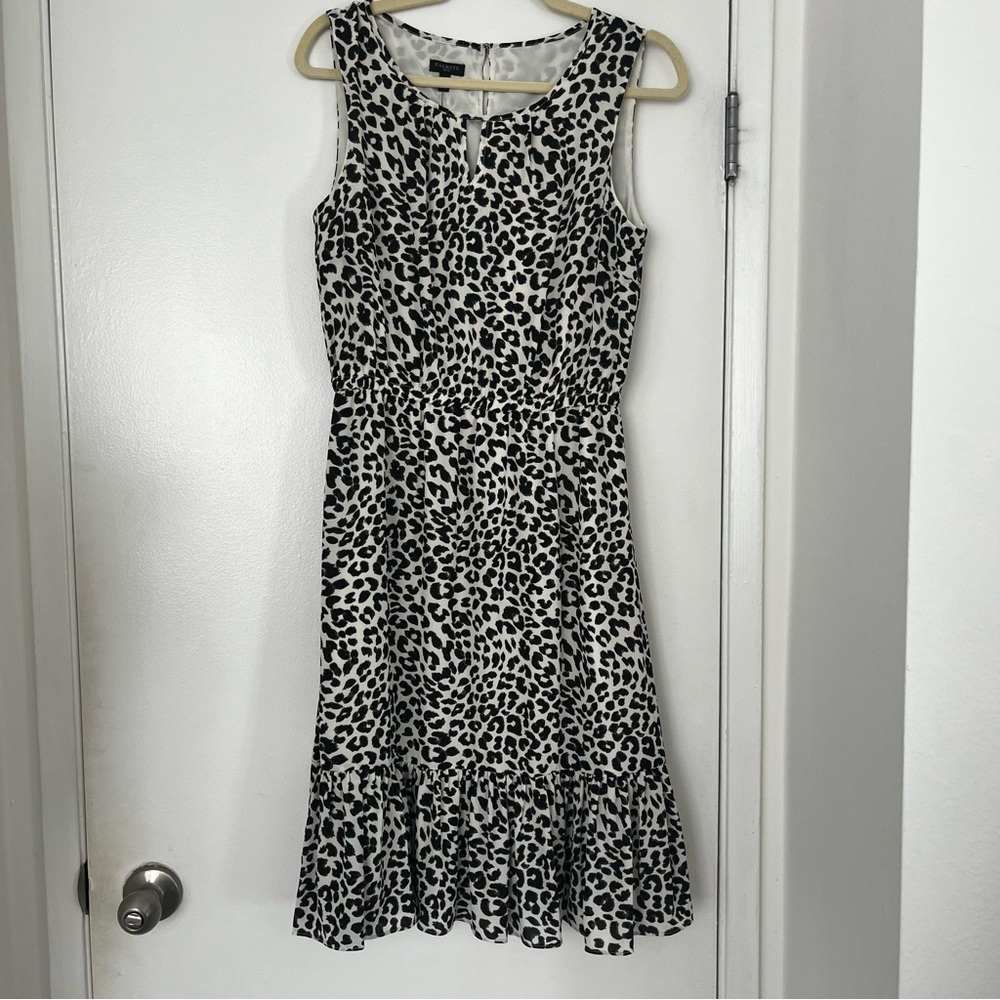 NWT Talbots Animal Print Dress SZ 6P